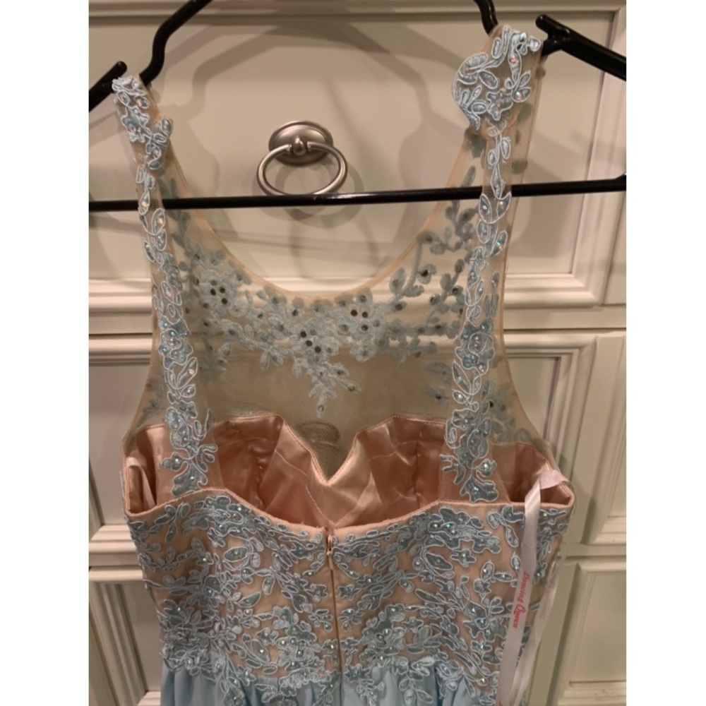 Dancing Queen Extra Small Light Blue Hoco Dress - image 5